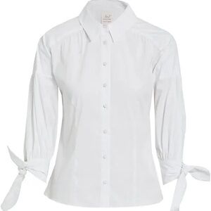 Cinq A Sept Theresa Tie Top White